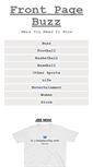 Mobile Screenshot of frontpagebuzz.com